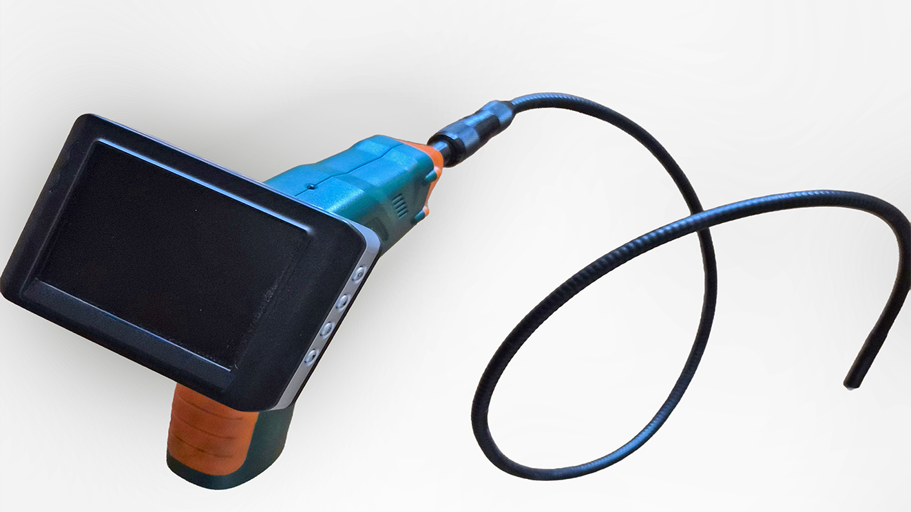 Billede af endoskob til monitorering og detektering i skjulte skader i konstruktioner